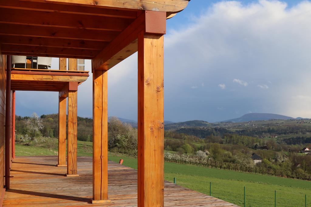 Fantastic View Vineyard Beskid Mountains Gruszow  Exteriör bild